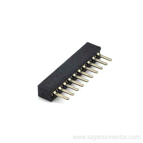 1.0mm Pitch Female header Single Row Straight